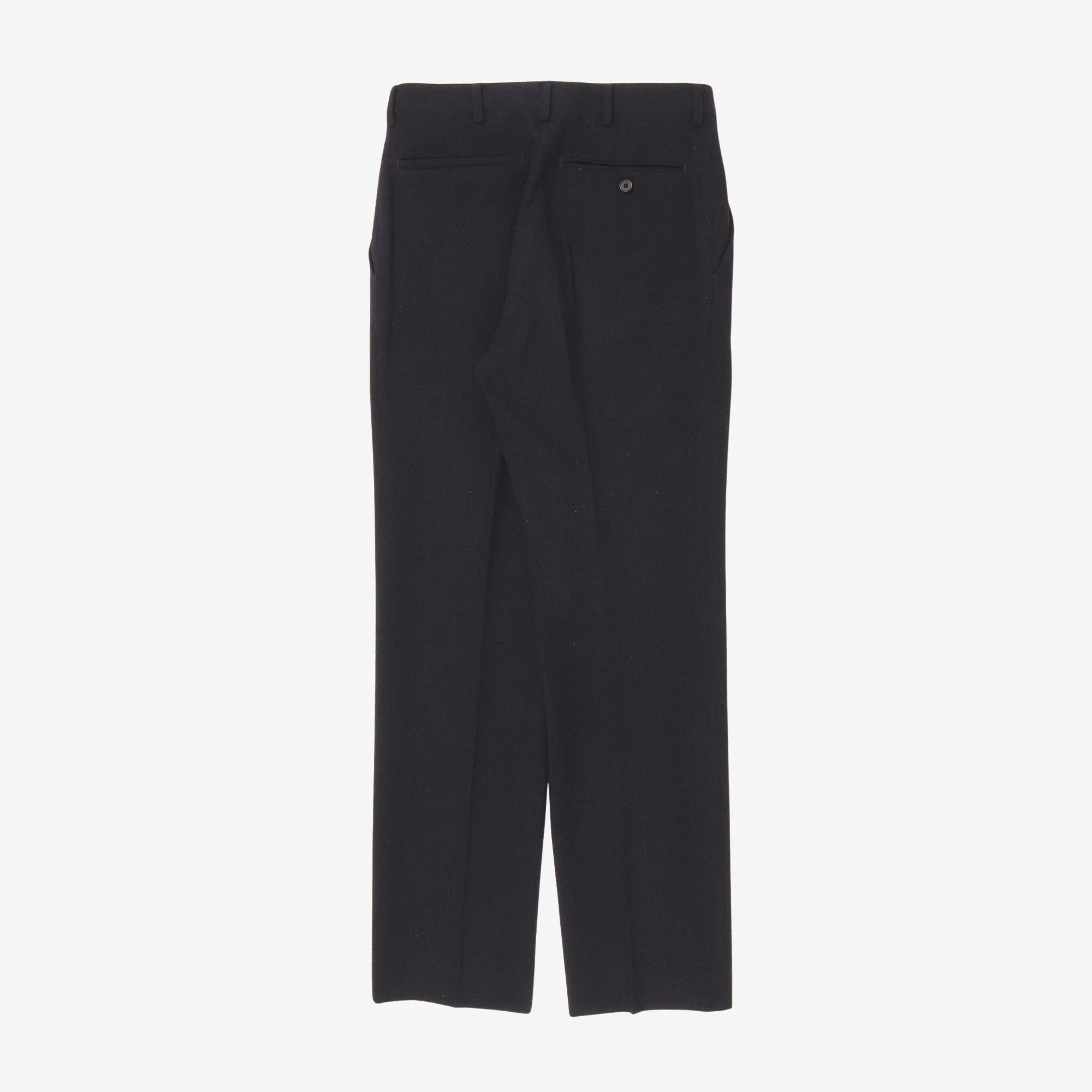 Pleated Wool Trouser