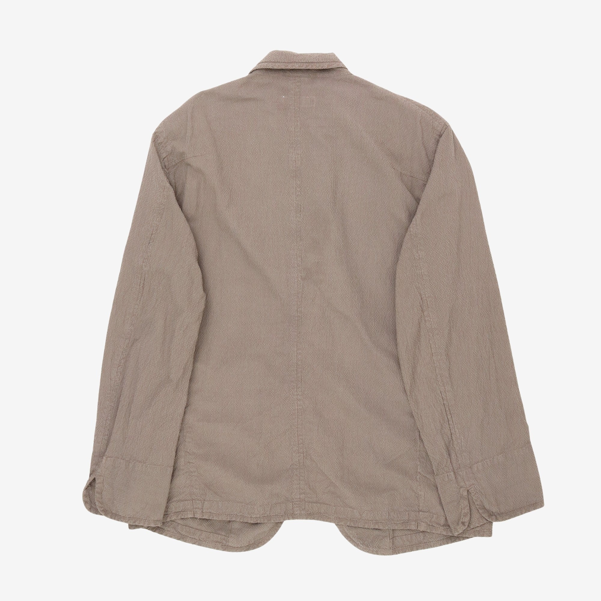 Silk Blend Piping Jacket