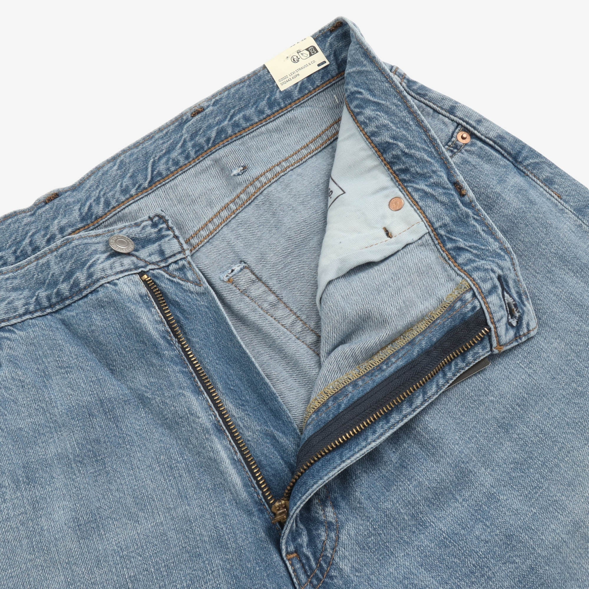 Lot 555 Linen Blend Relaxed Straight Denim