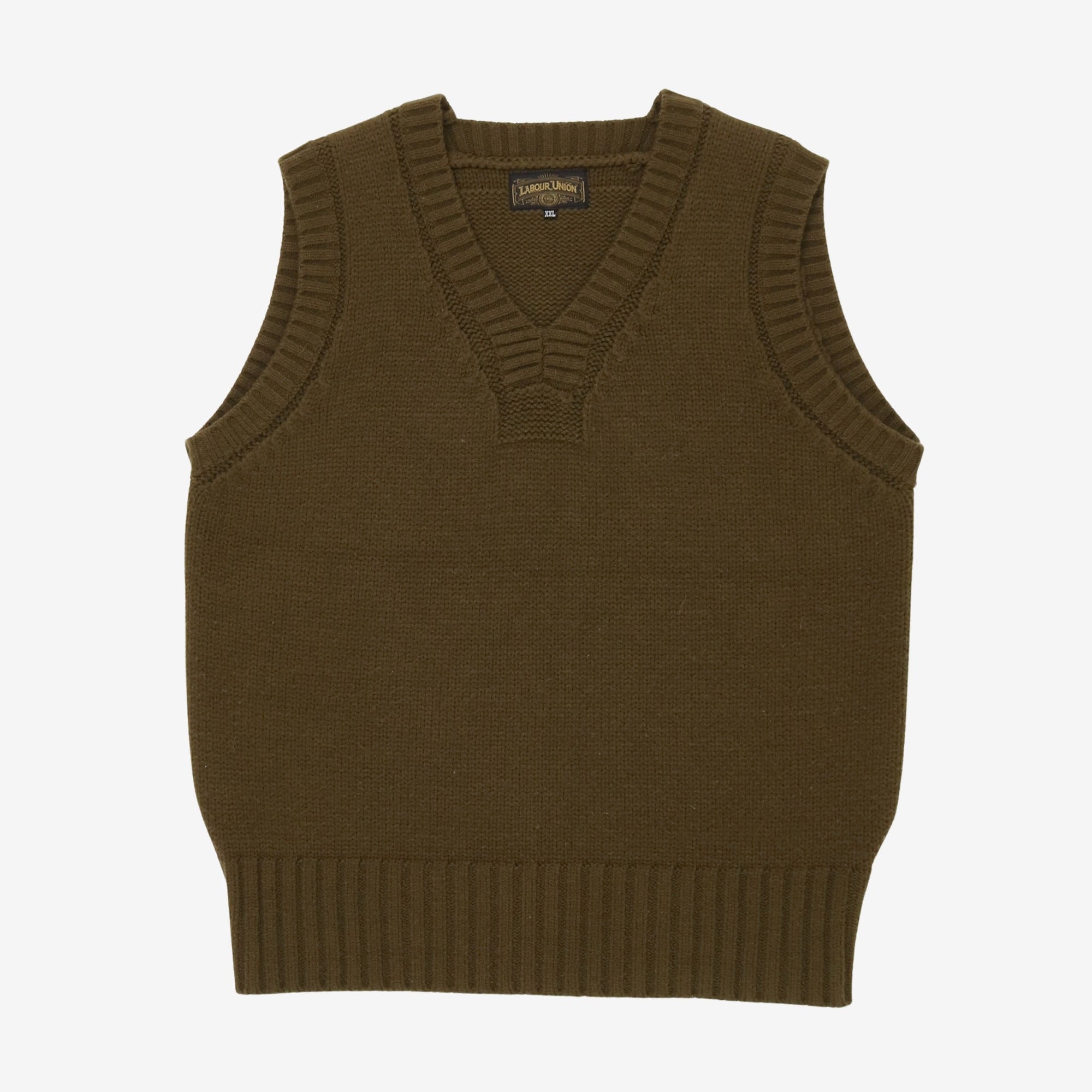 Wool V Neck Vest