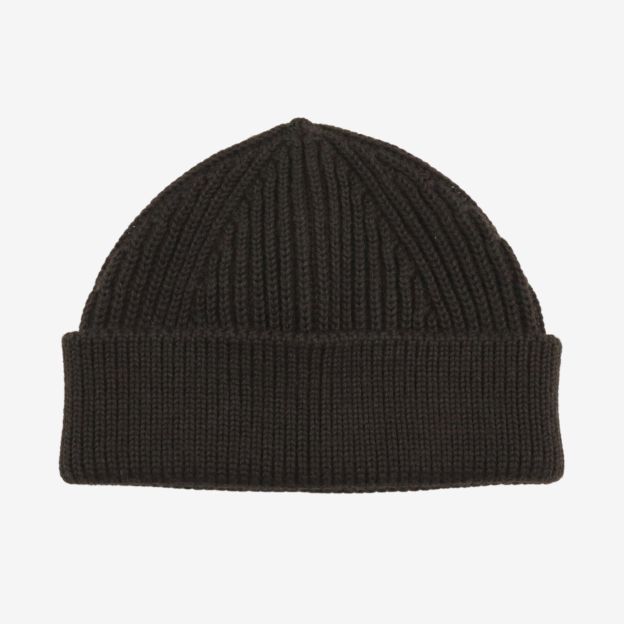 Wool Ribbed Beanie