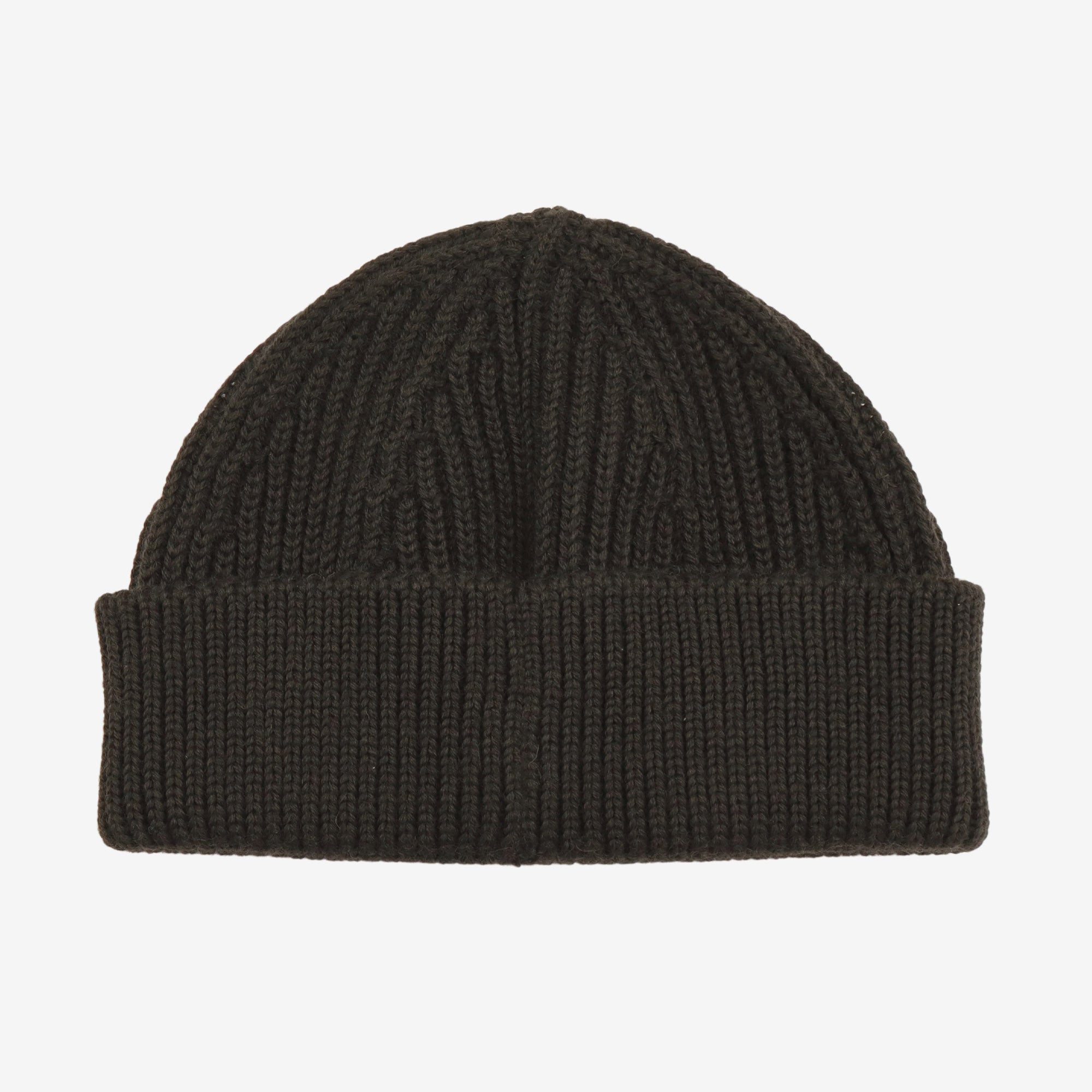 Wool Ribbed Beanie