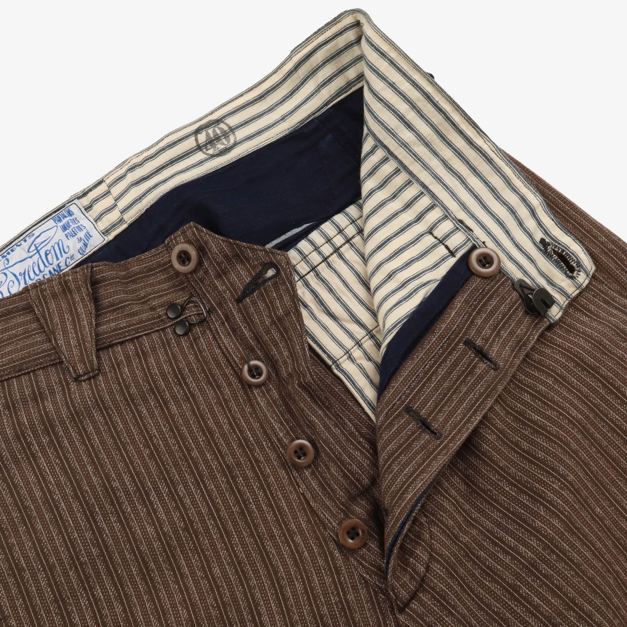 Les Apaches Striped Trousers