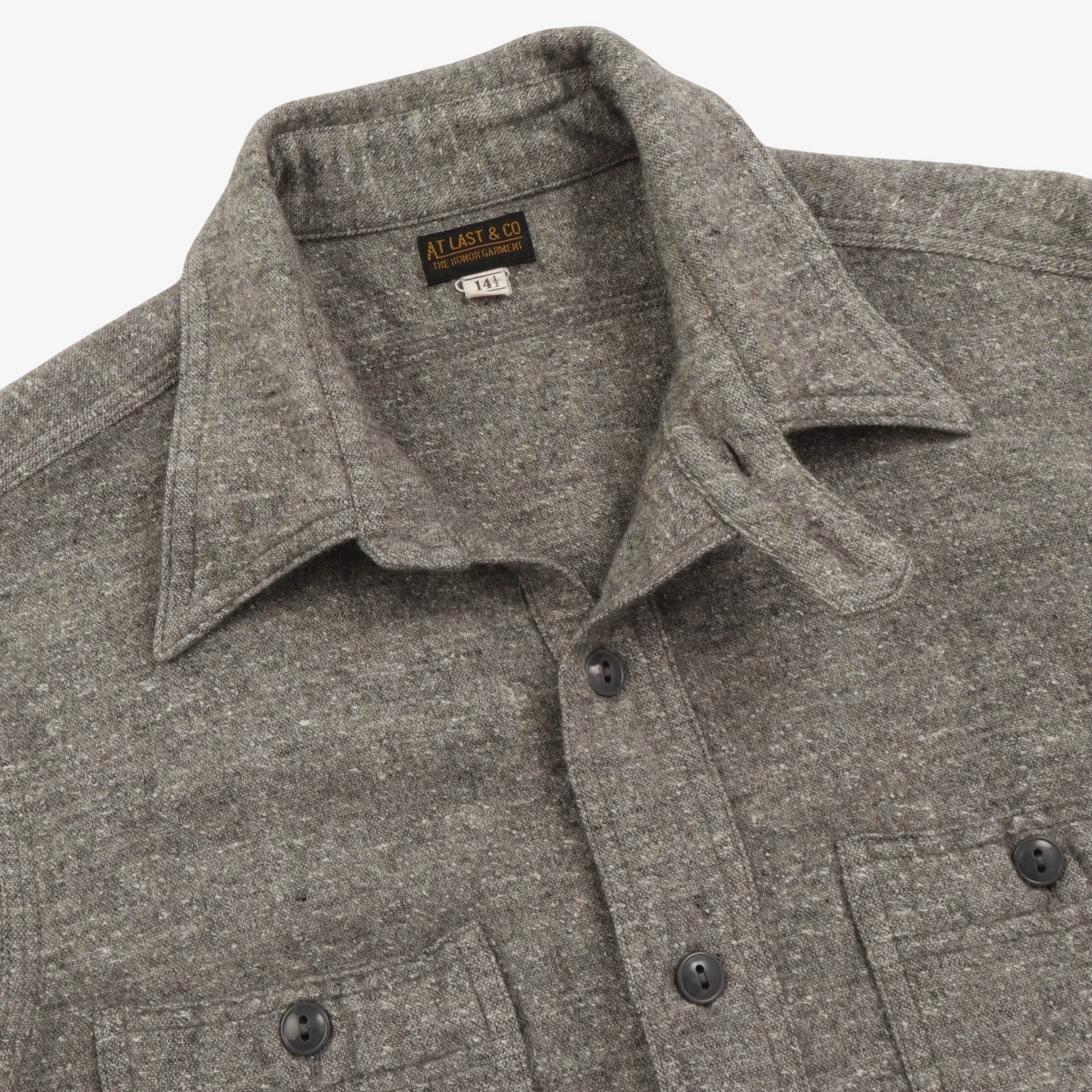 Wool Blend Work Shirt