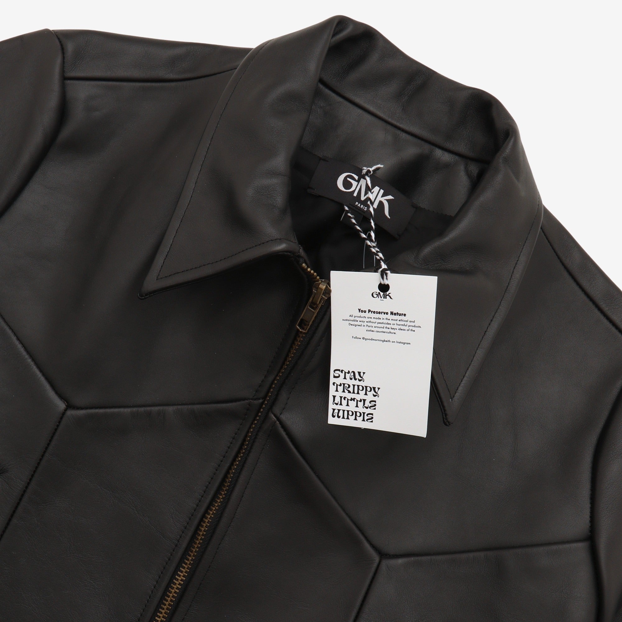 Leather Short Jacket