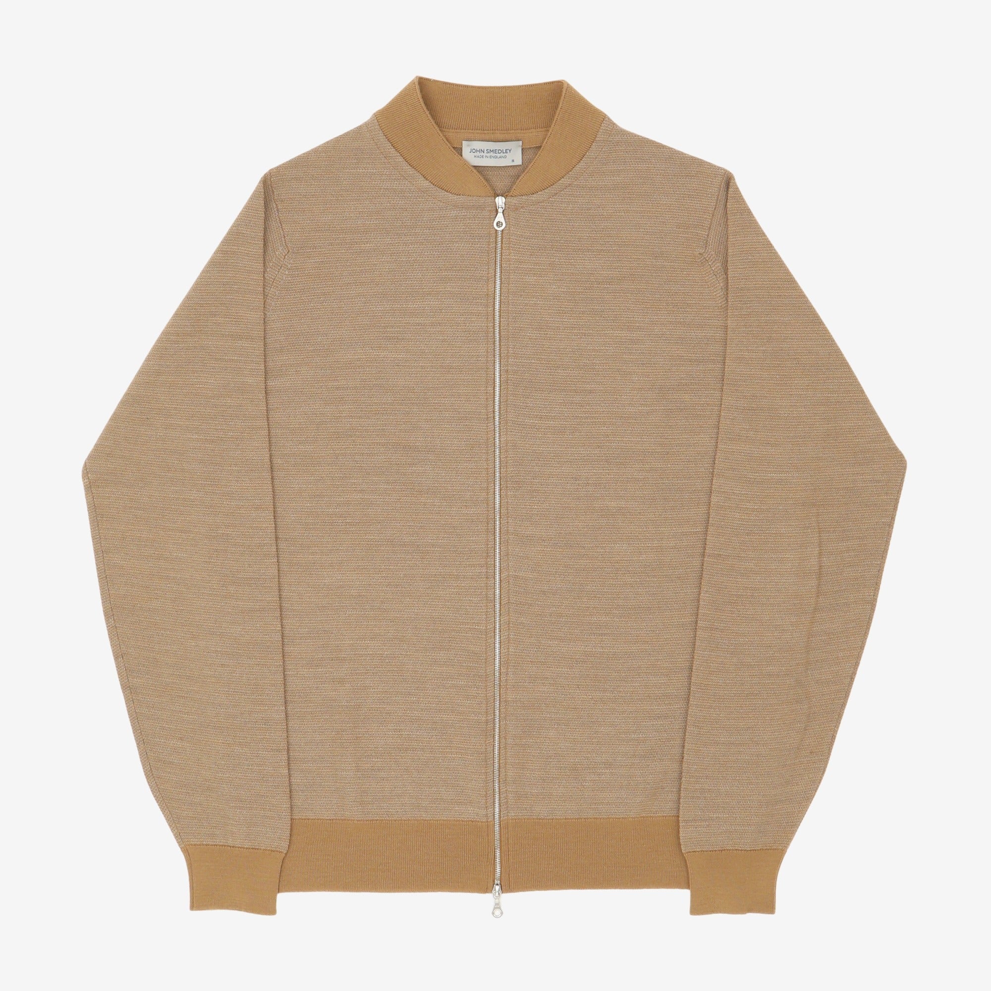 Merino Zip Up Cardigan