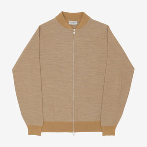 Merino Zip Up Cardigan