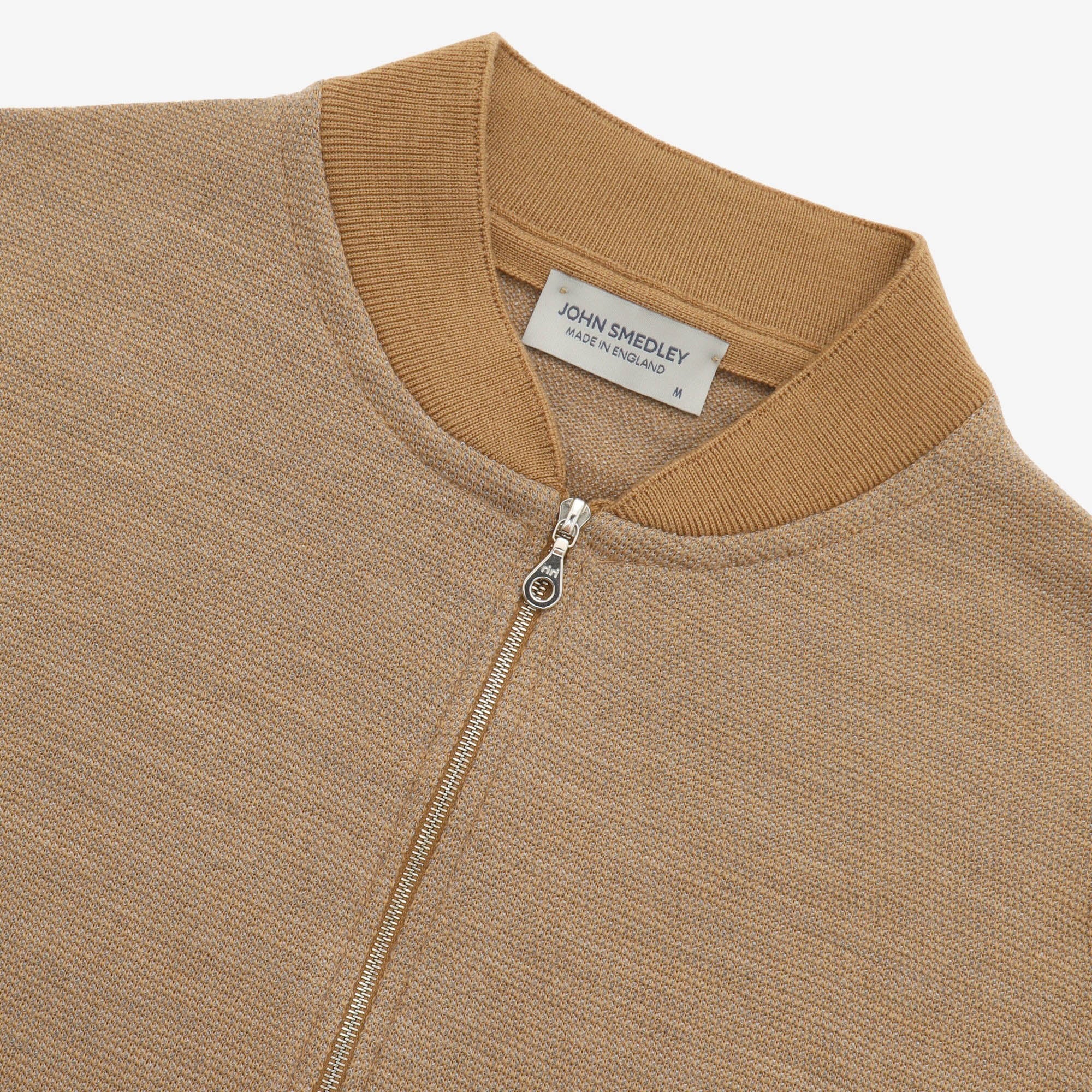 Merino Zip Up Cardigan