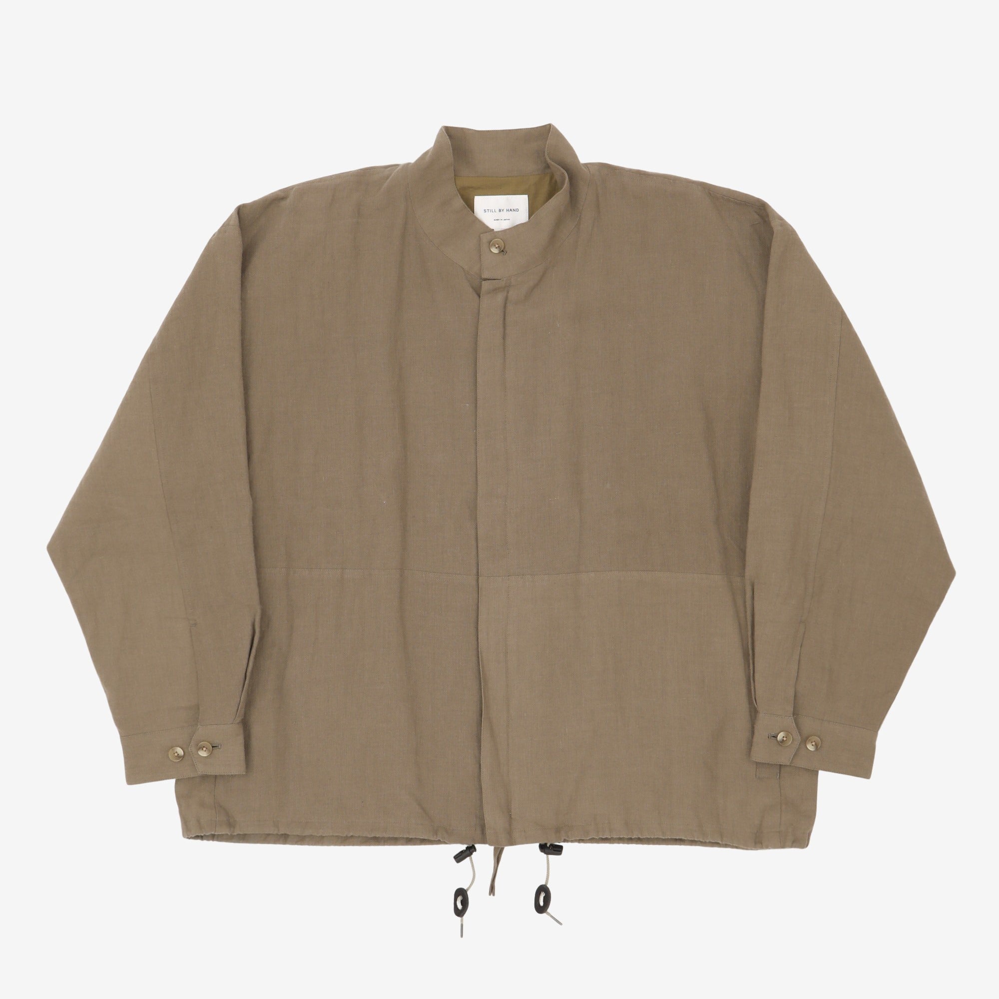 Peach Skin Linen Blouson