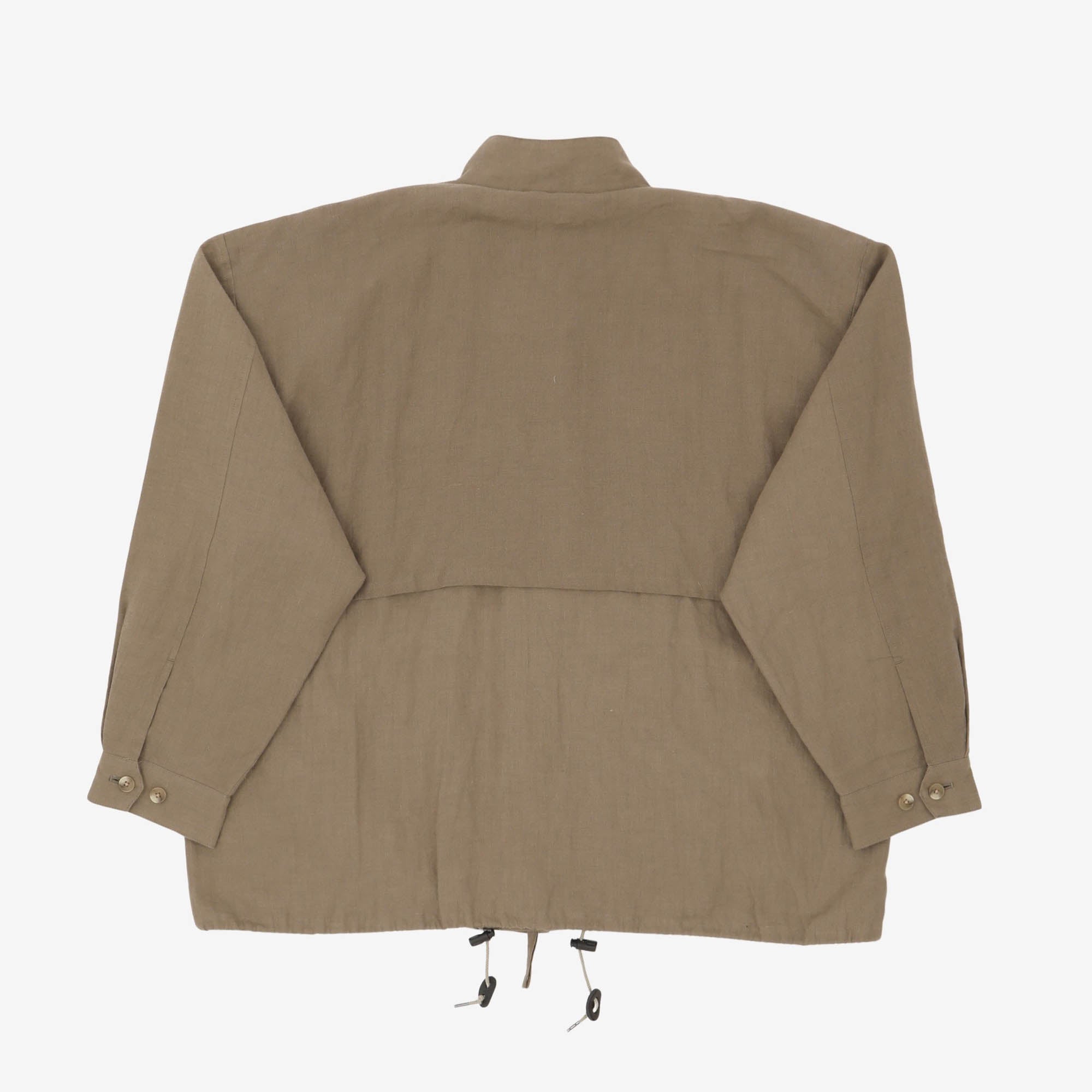 Peach Skin Linen Blouson