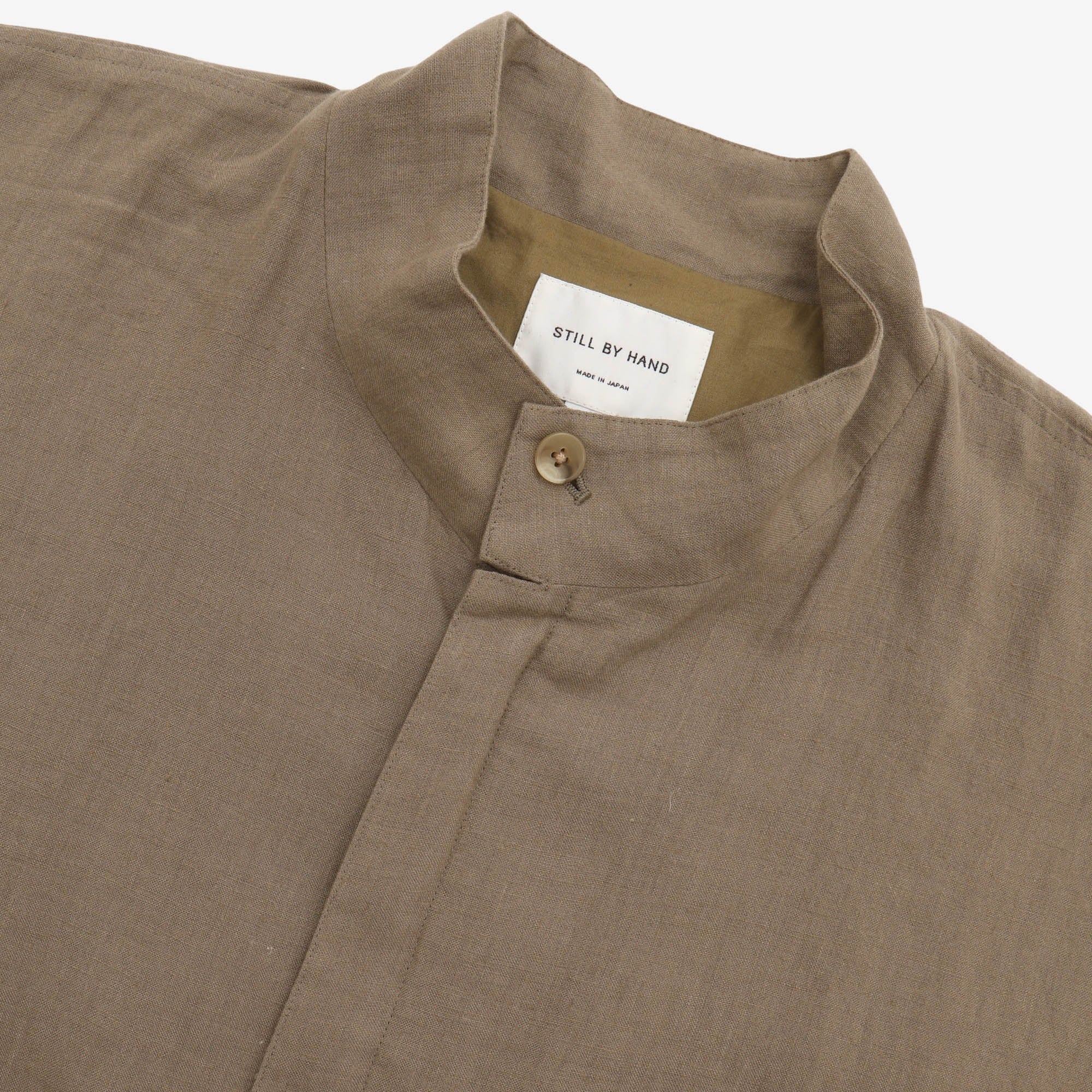 Peach Skin Linen Blouson