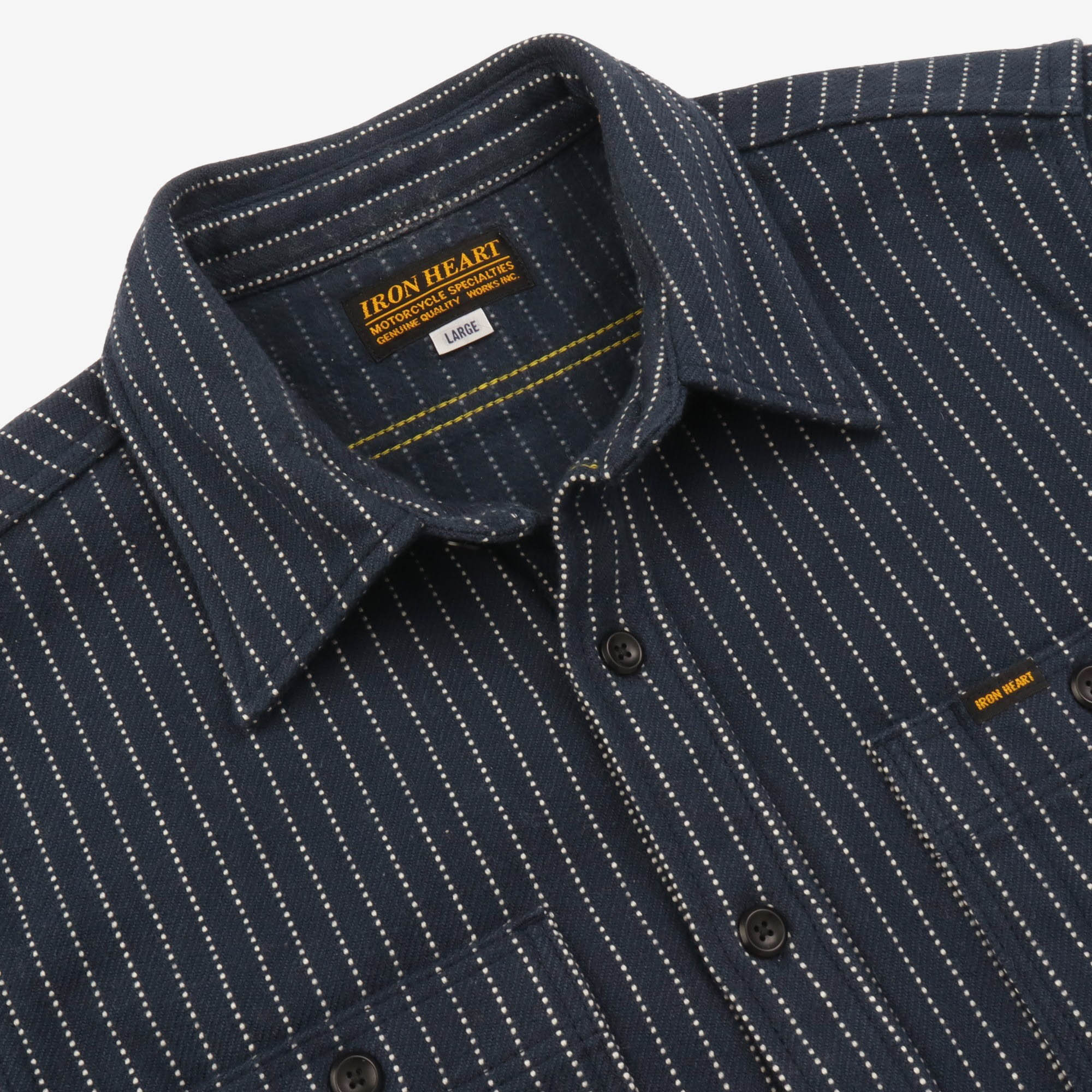 Ultra Heavy Flannel Chalk Stripe Work Shirt