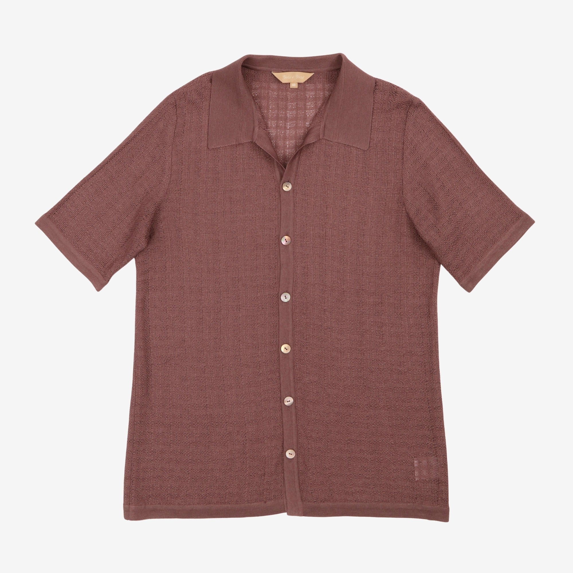 Jacquard Knit Shirt