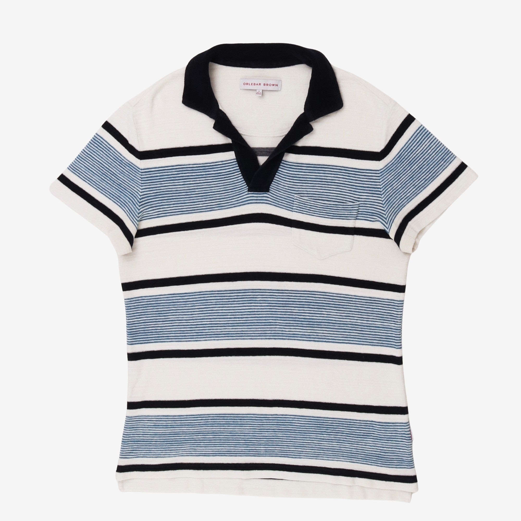 Striped Terry Polo