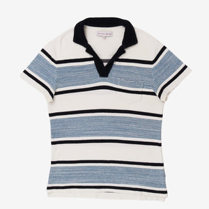 Striped Terry Polo