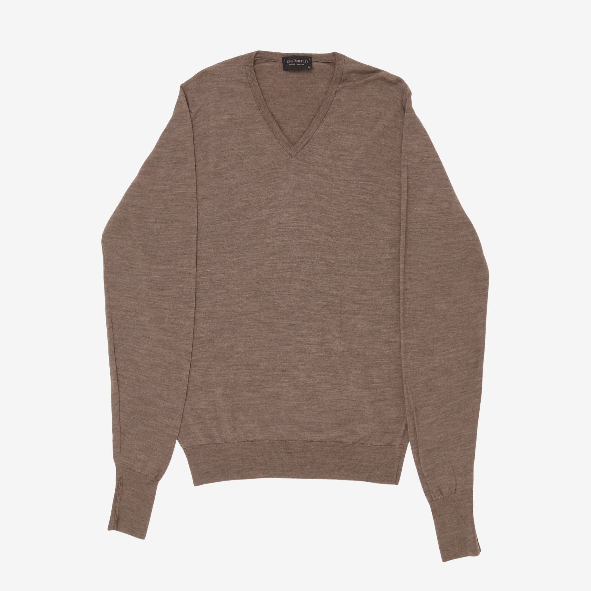 Extra Fine V Neck Merino Wool Sweater