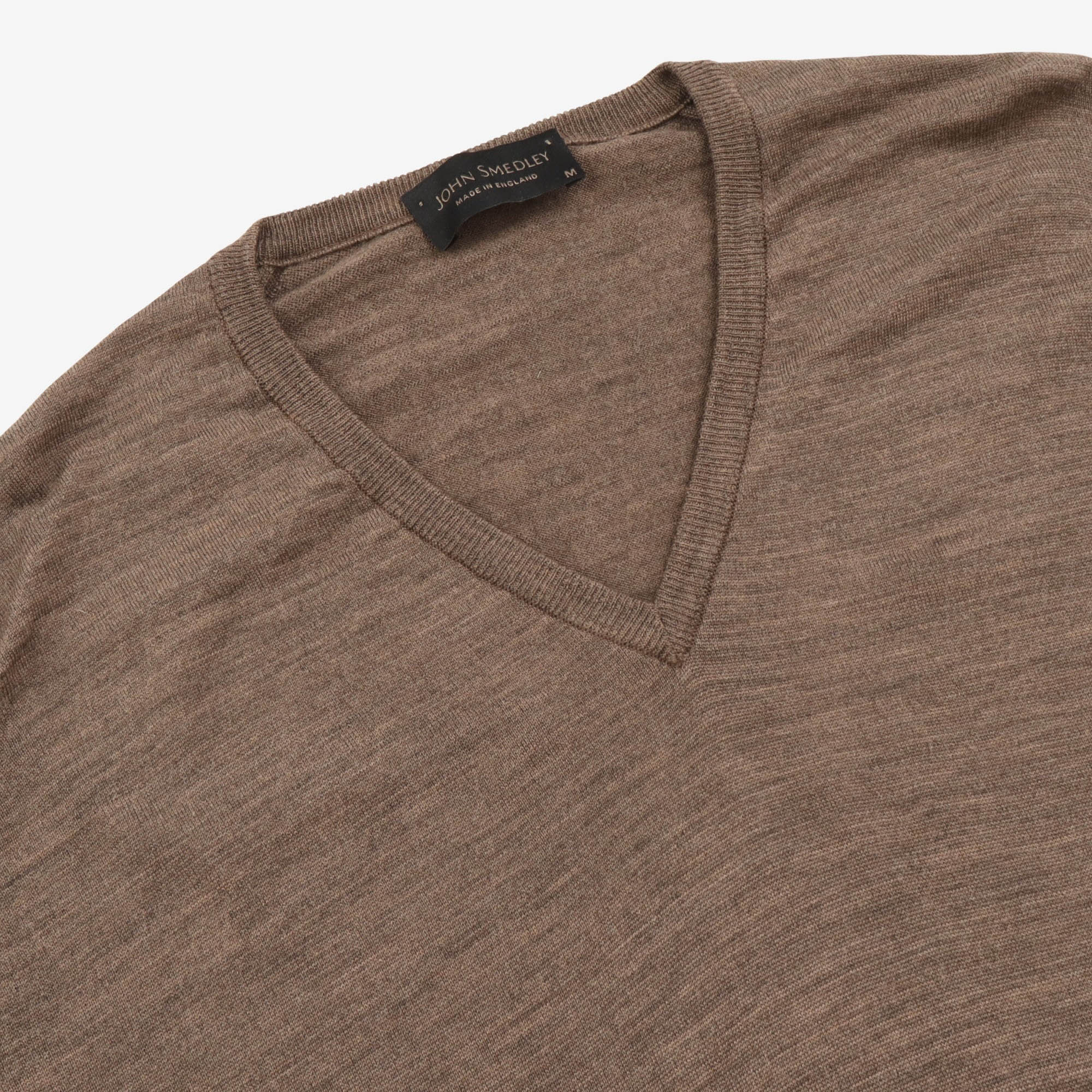 Extra Fine V Neck Merino Wool Sweater