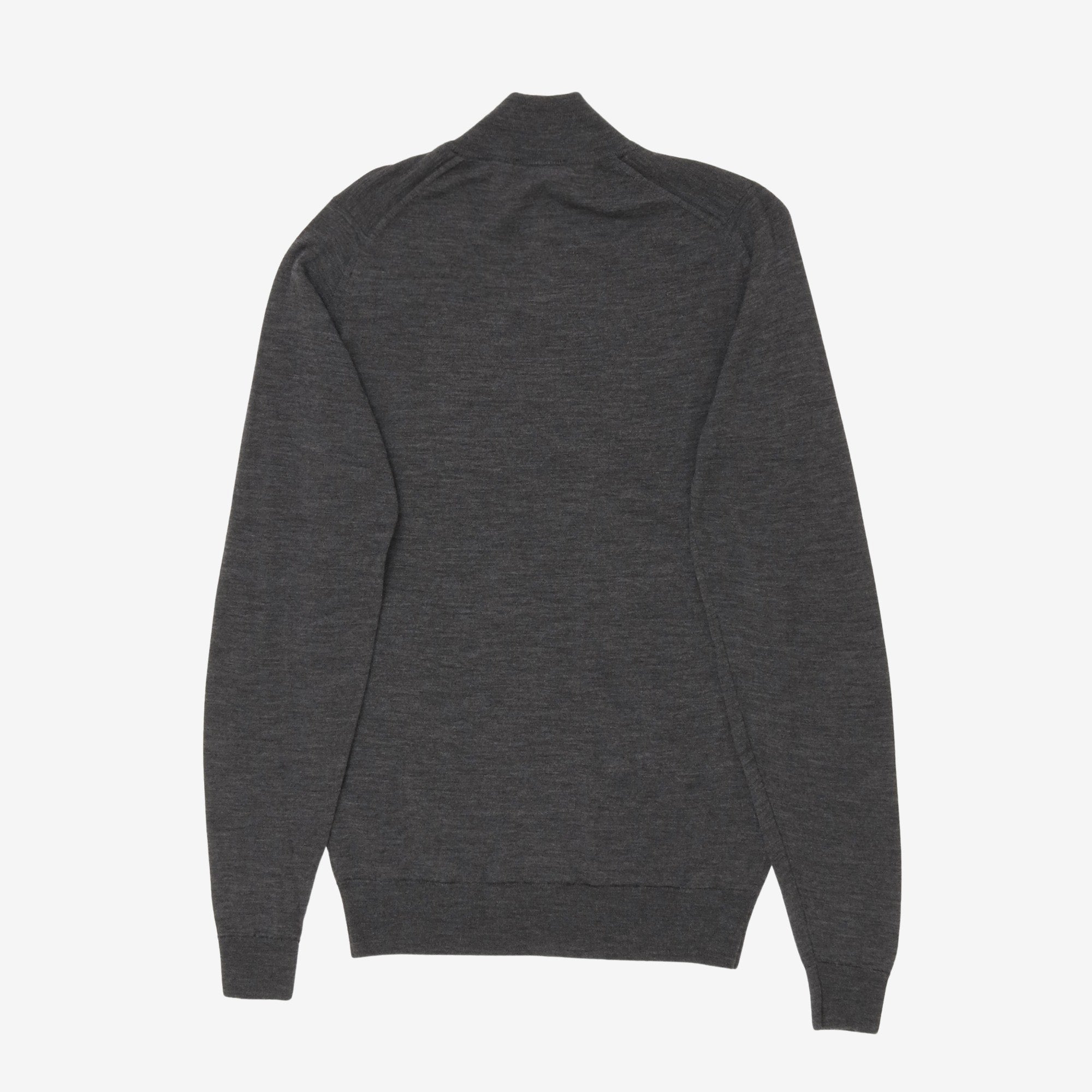 1/4 Zip Extra Fine Wool Sweater