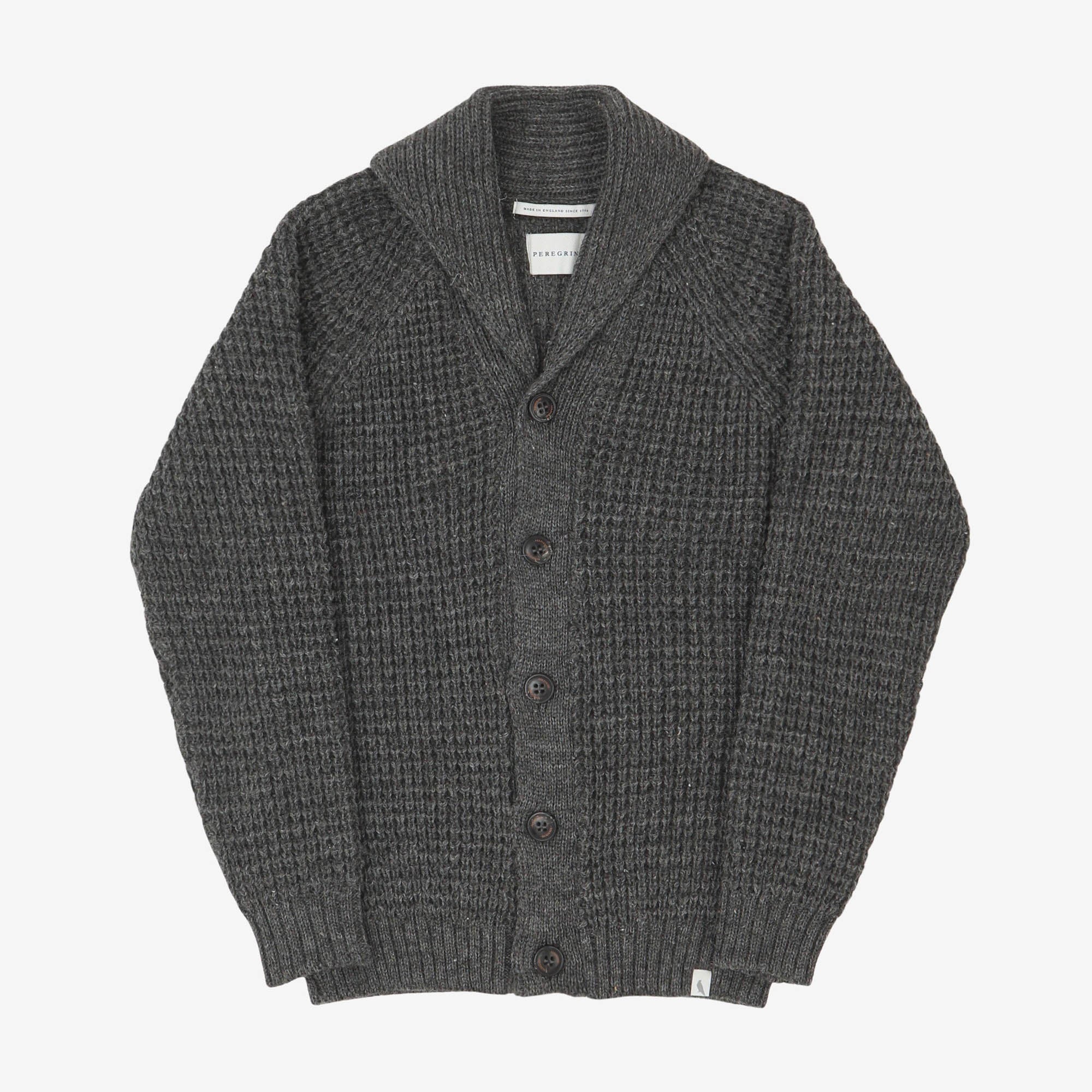 Waffle Shawl Cardigan