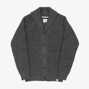 Waffle Shawl Cardigan
