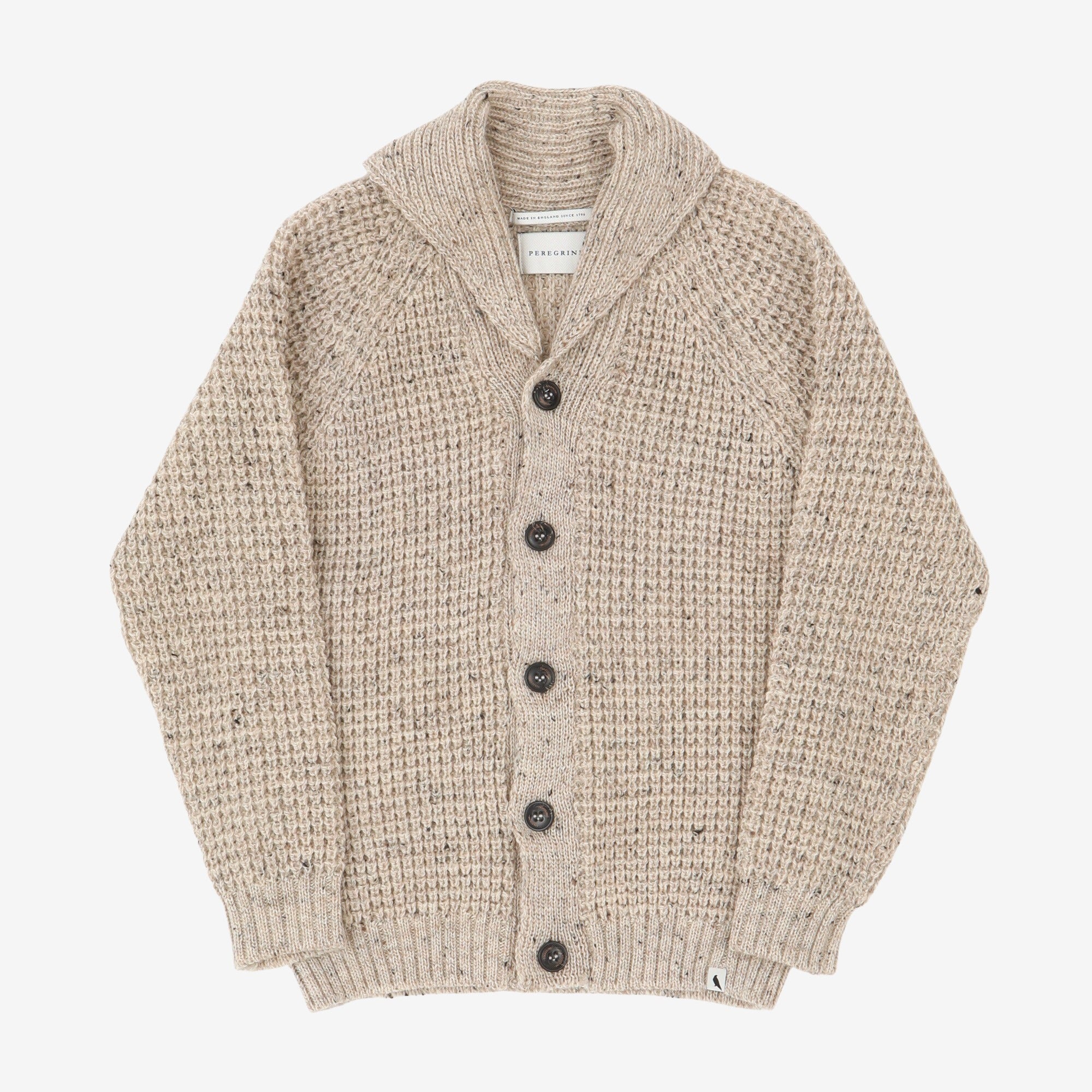 Waffle Shawl Cardigan