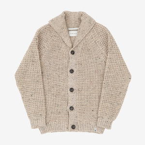 Waffle Shawl Cardigan