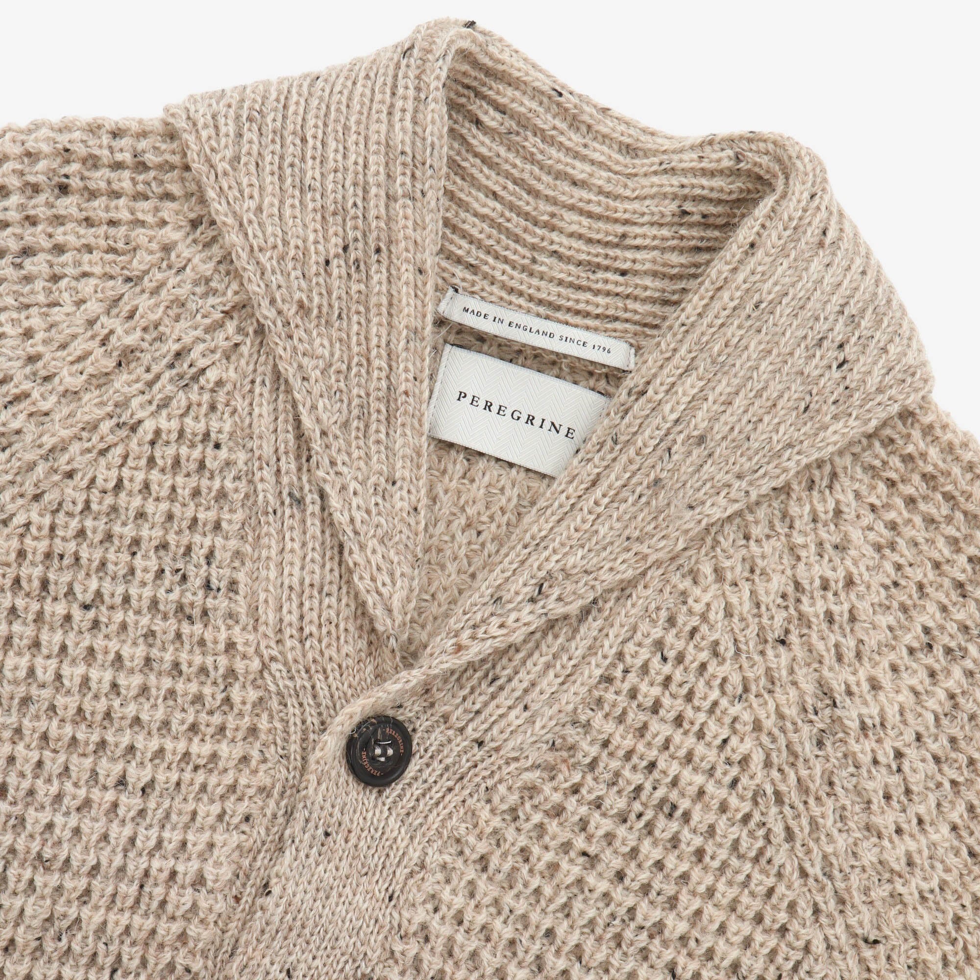 Waffle Shawl Cardigan