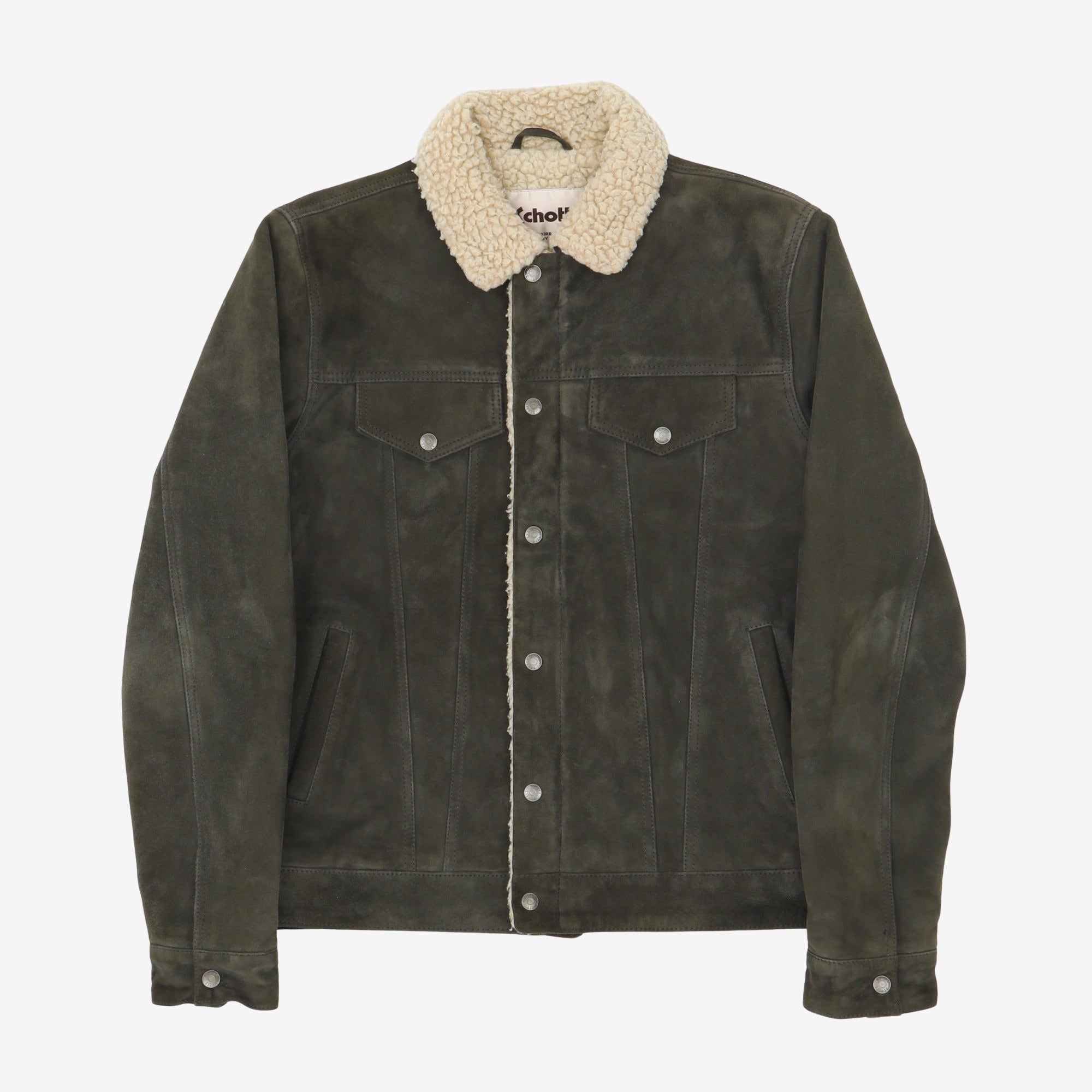 Suede Trucker Jacket