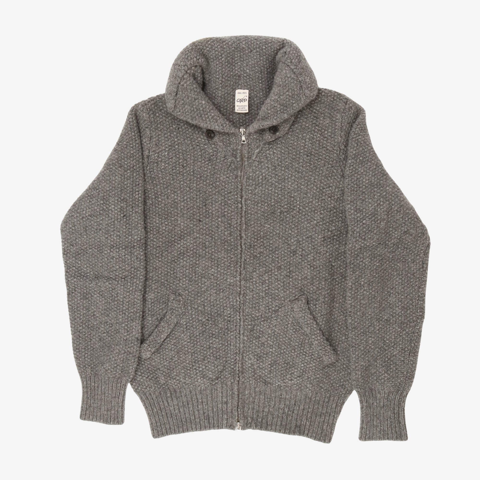 Shawl Zip Cardigan
