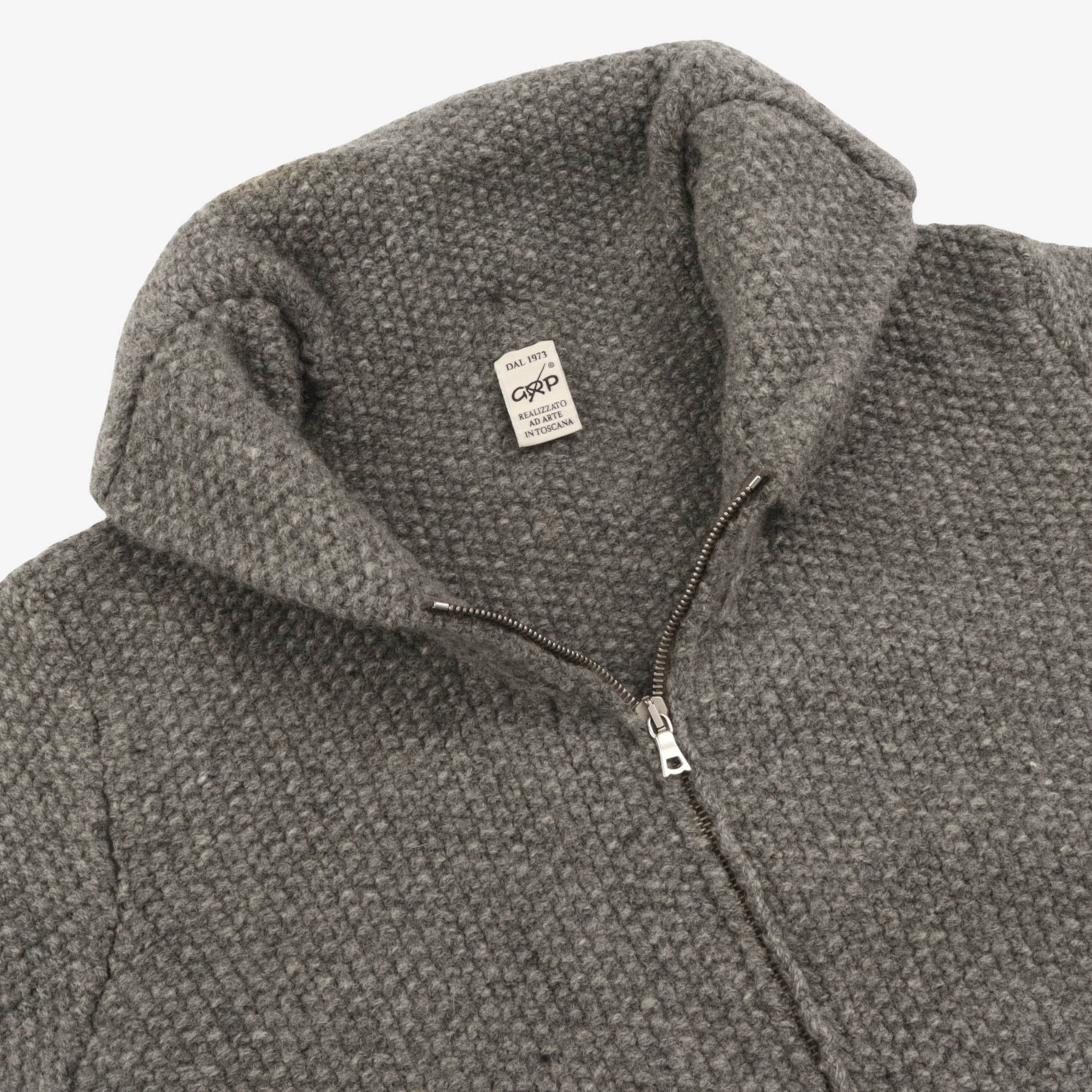 Shawl Zip Cardigan