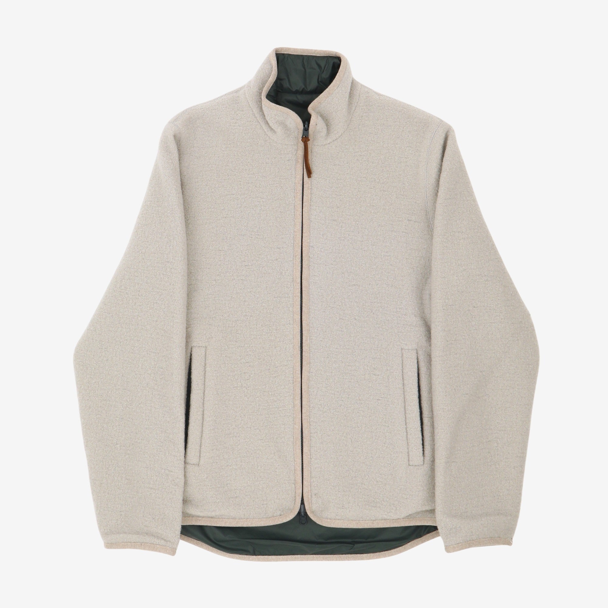 Reversible Wool Fleece Shell Jacket