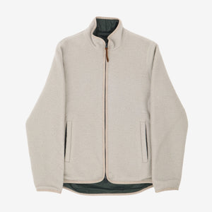 Reversible Wool Fleece Shell Jacket