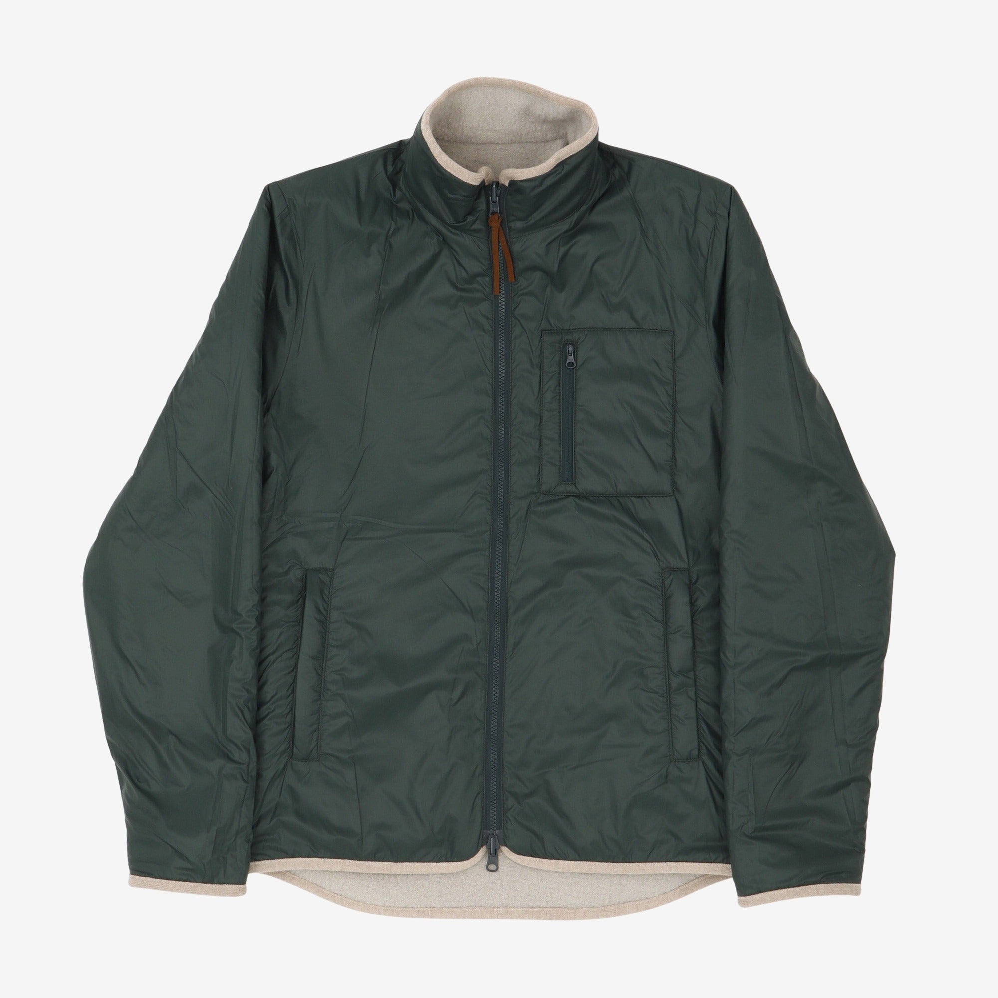 Reversible Wool Fleece Shell Jacket