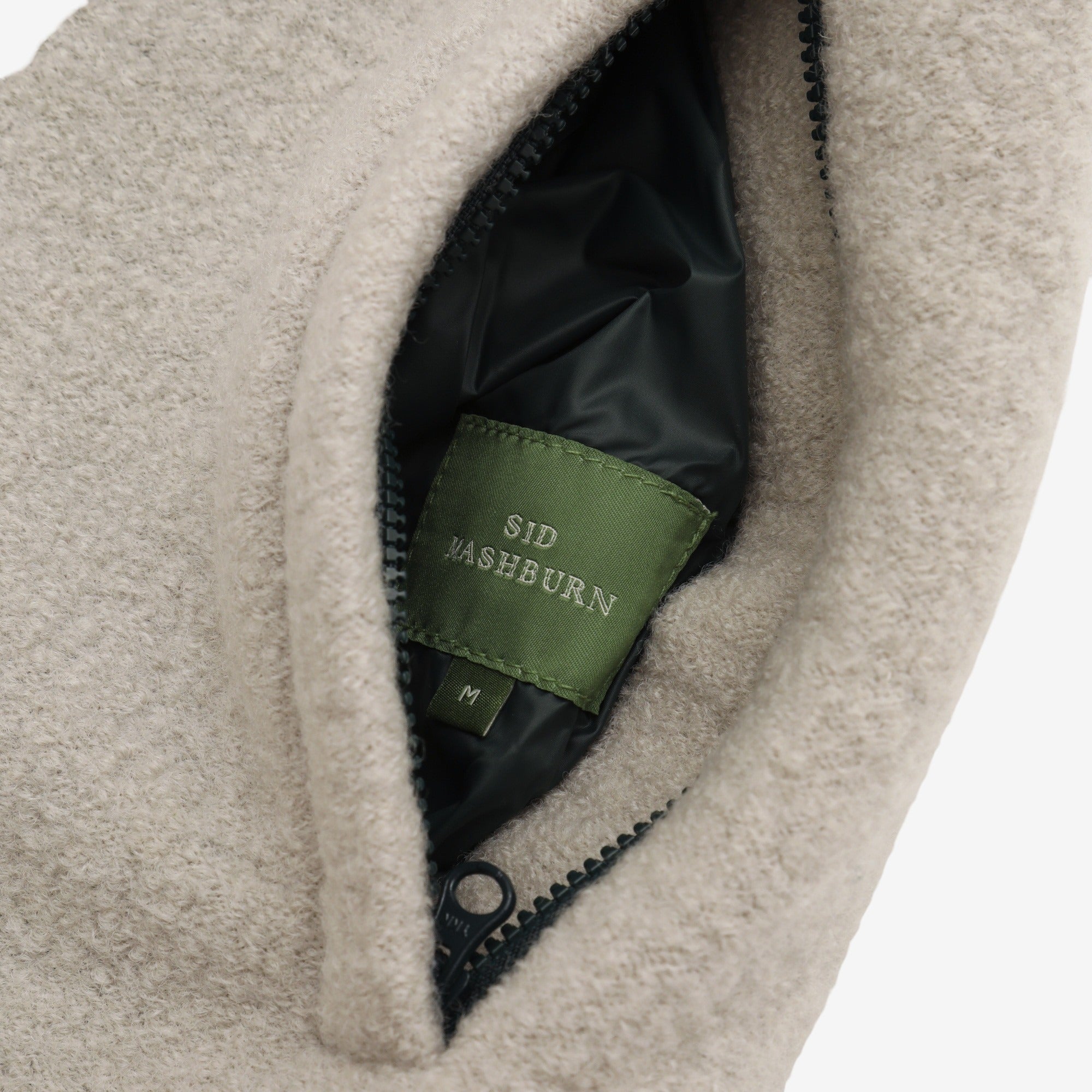 Reversible Wool Fleece Shell Jacket