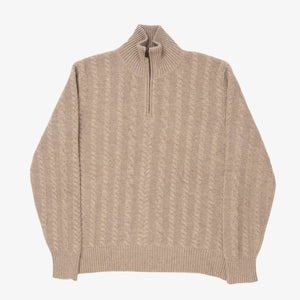 1/4 Zip Cashmere Sweater