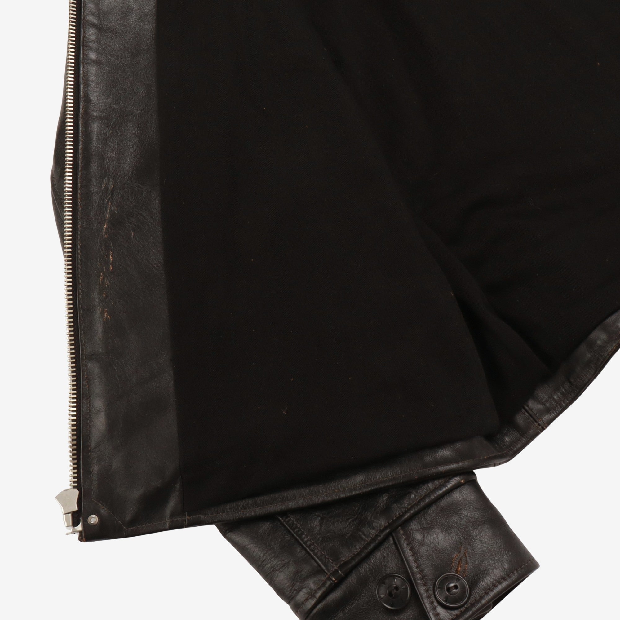 30s Leather Sports Jacket / Nelson