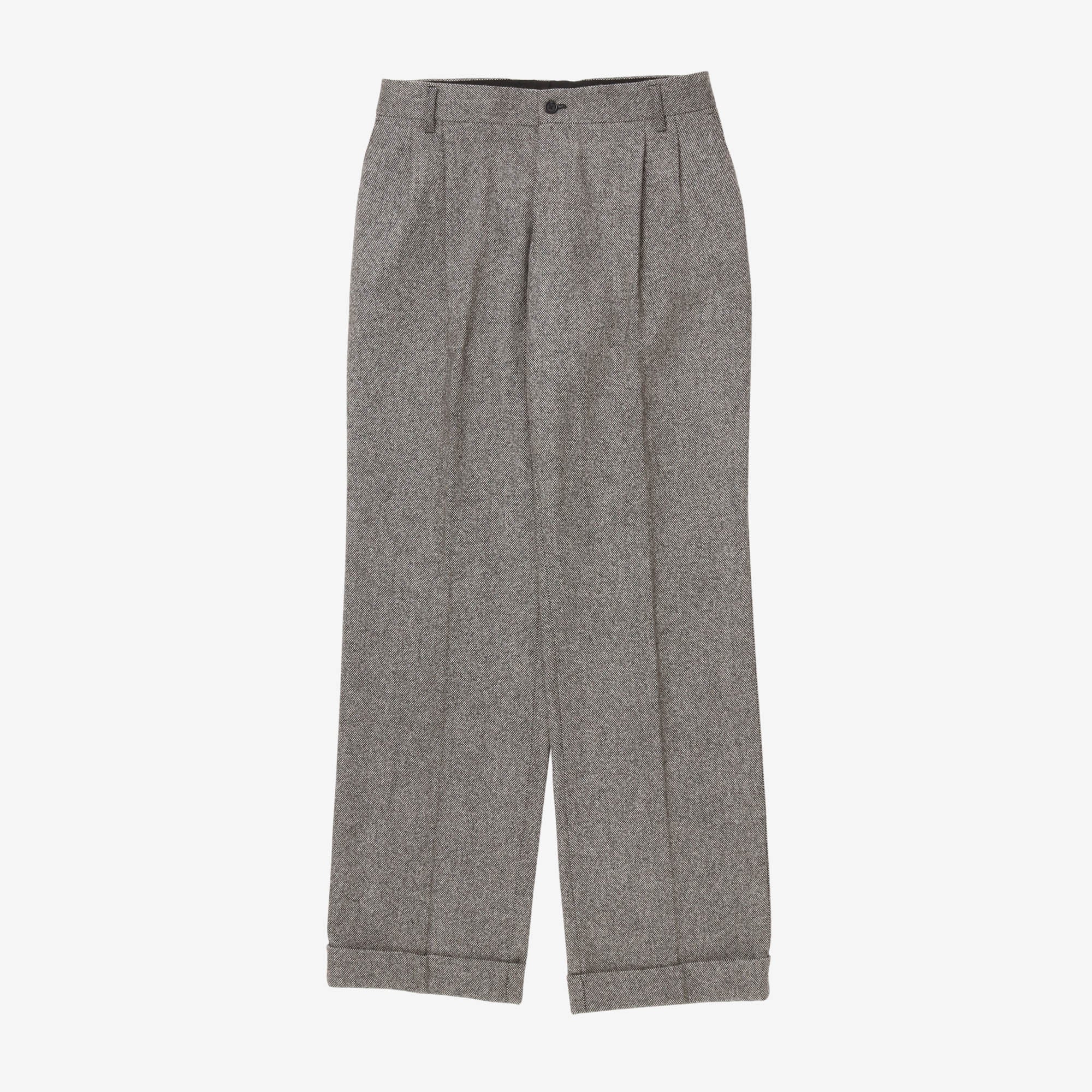 Wool Cashmere Trousers