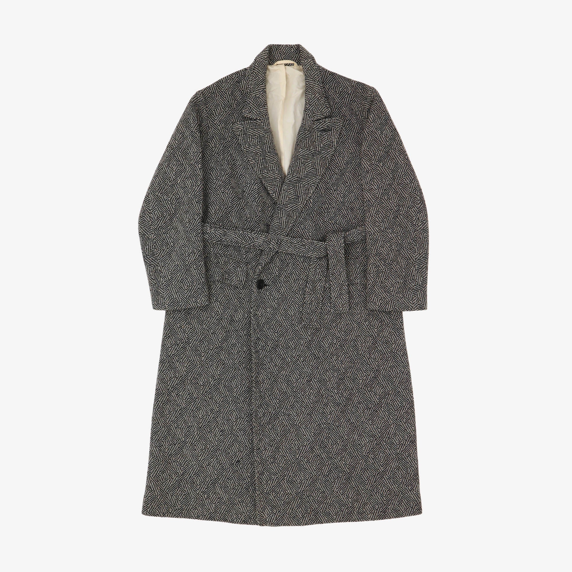 HBT Longline Belted Coat
