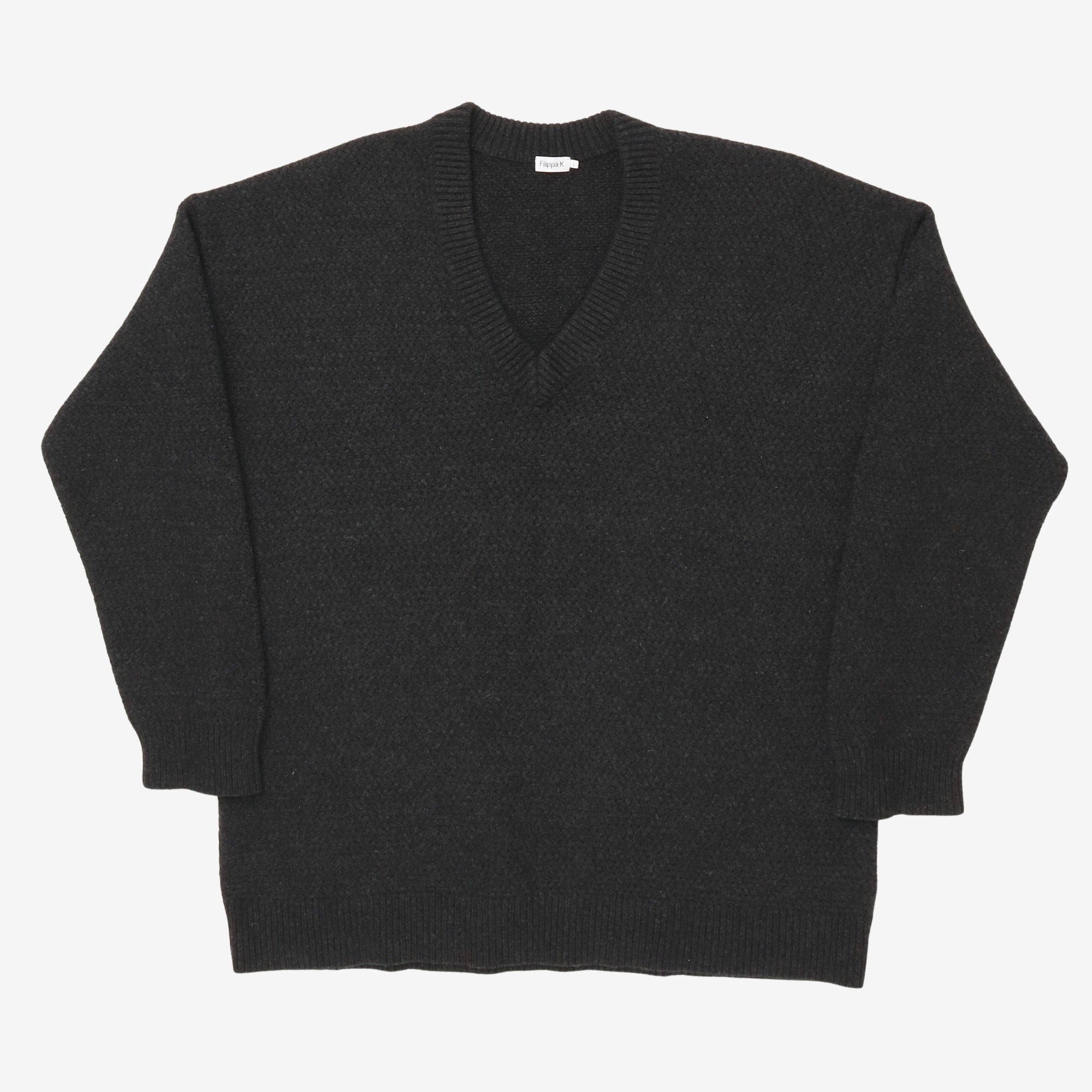 Oversized V-Neck Sweater