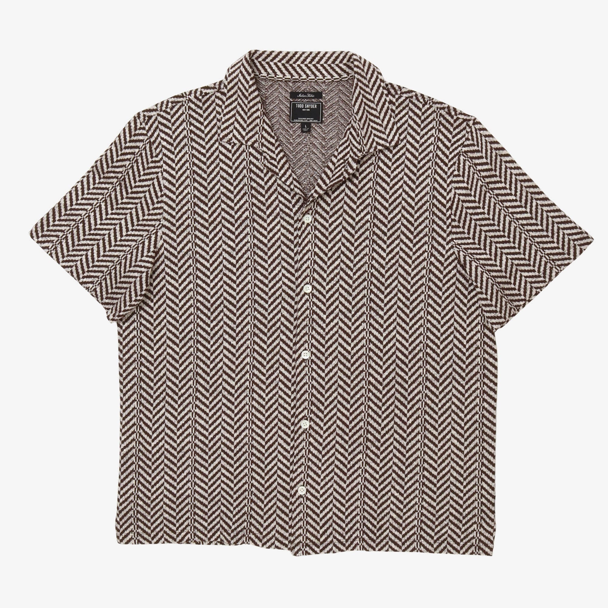 Linen Blend Aztec Shirt