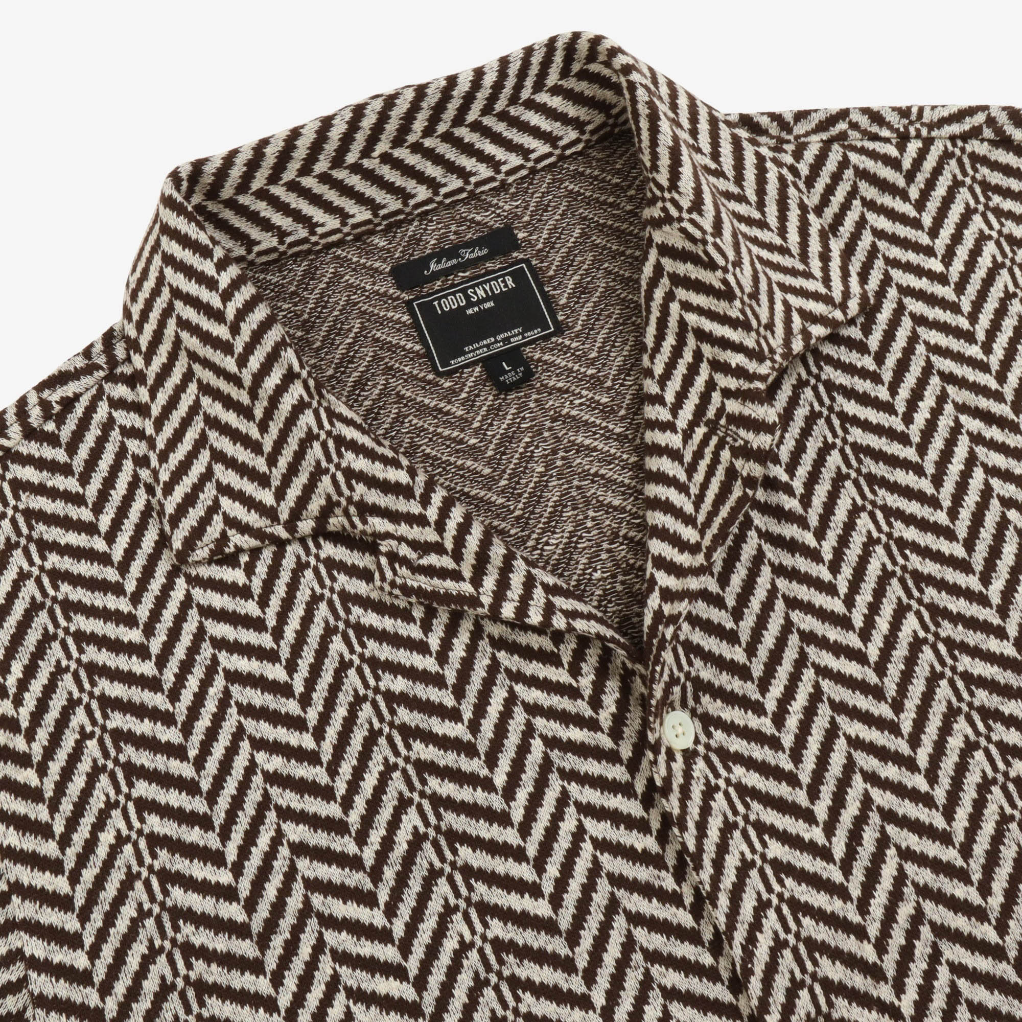 Linen Blend Aztec Shirt