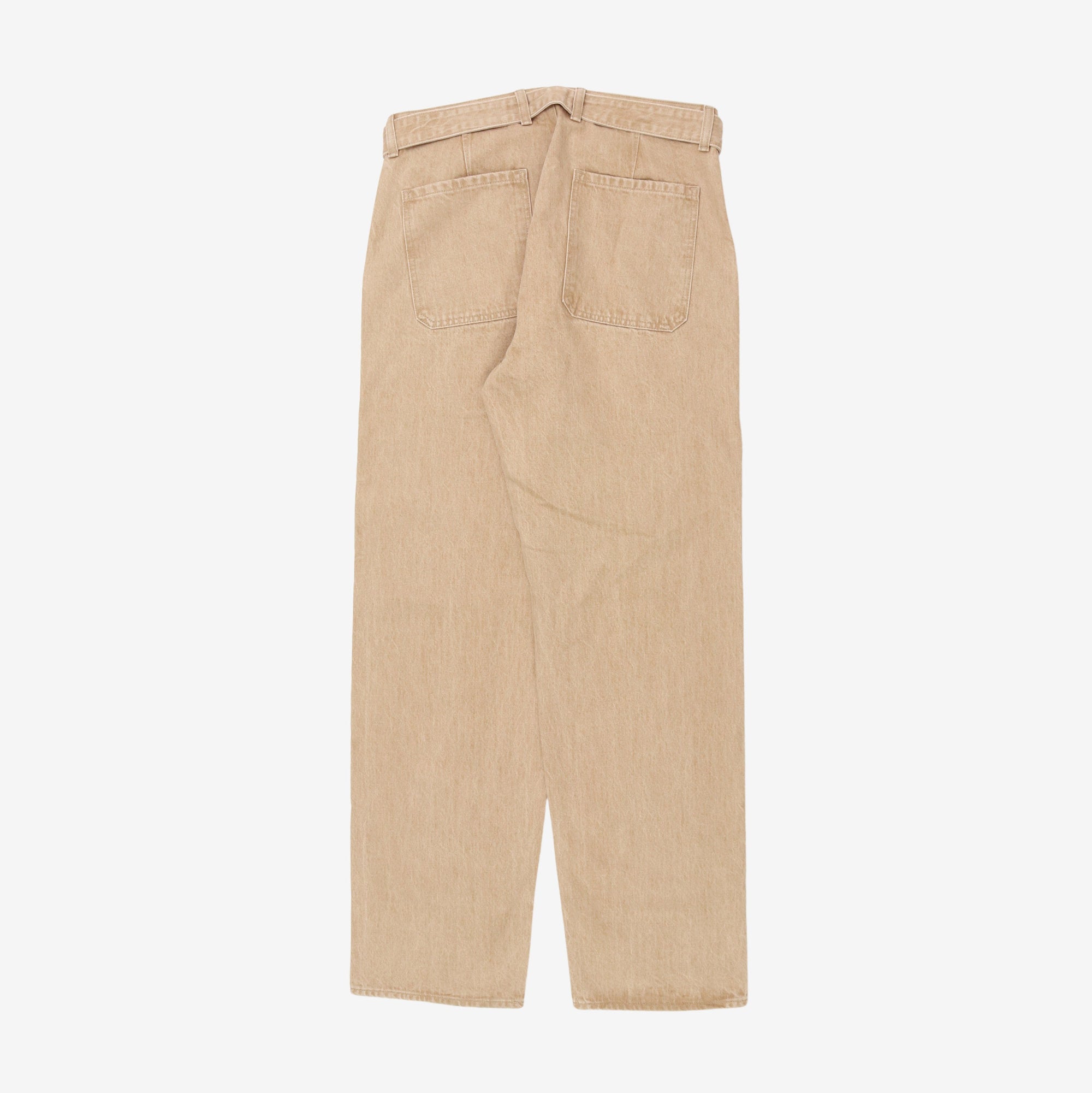 Relaxed Self Belted Denim