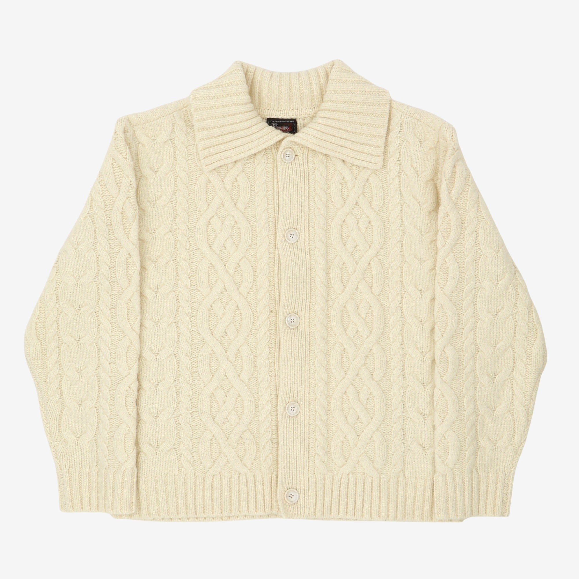 Cable Knit Merino Cardigan