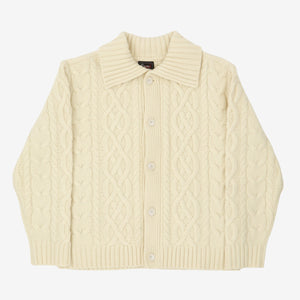 Cable Knit Merino Cardigan