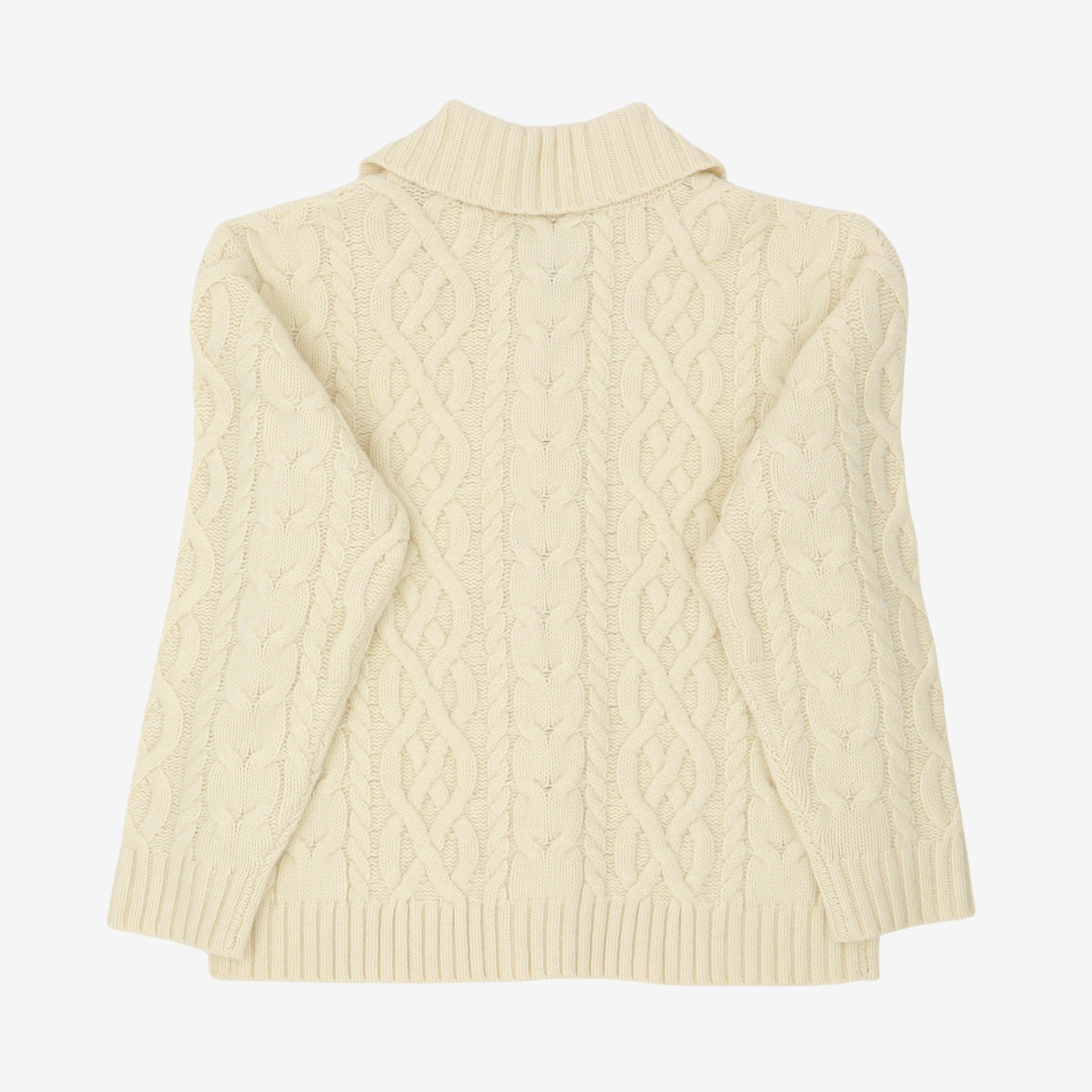 Cable Knit Merino Cardigan