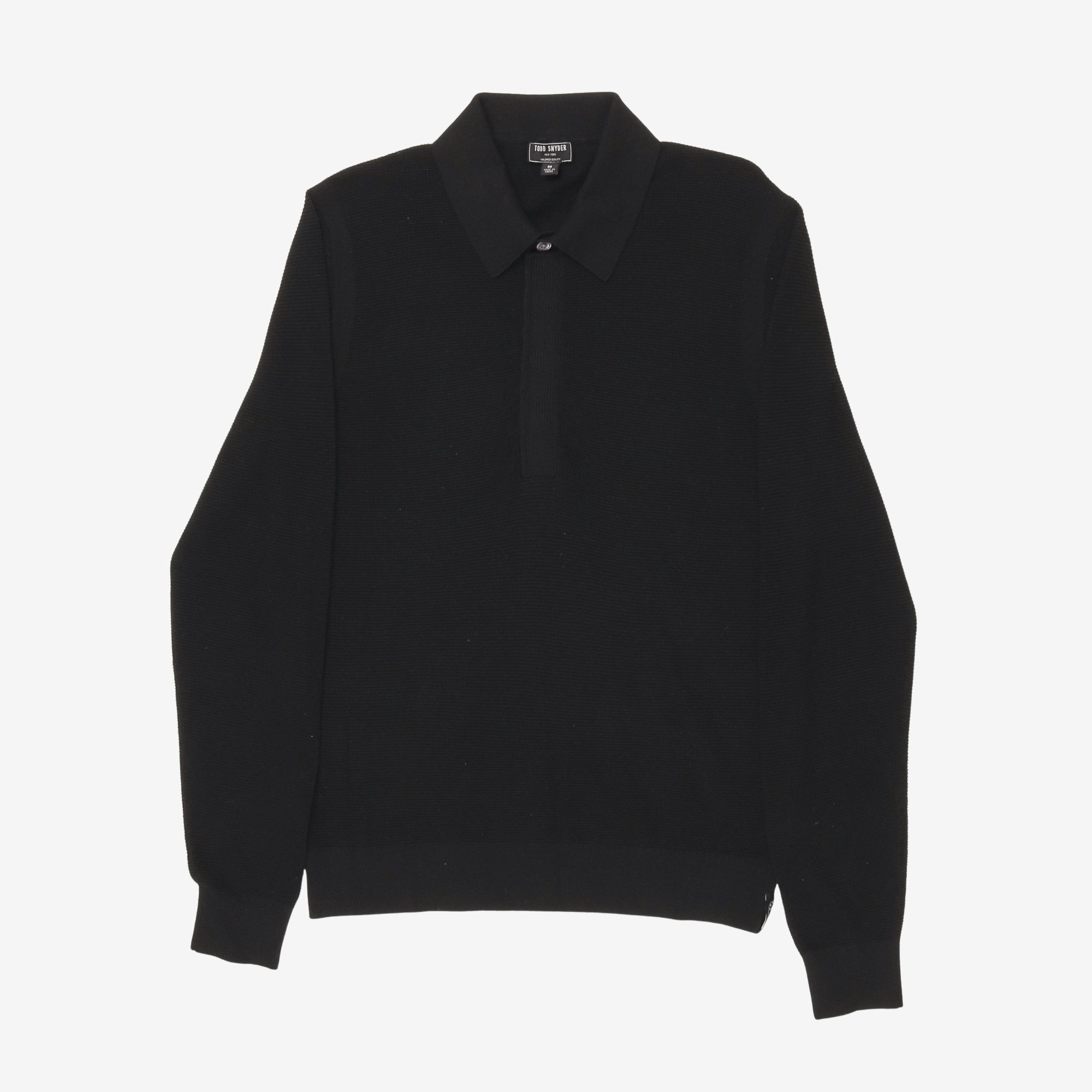 Silk Blend Knitted Polo