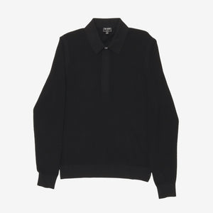 Silk Blend Knitted Polo