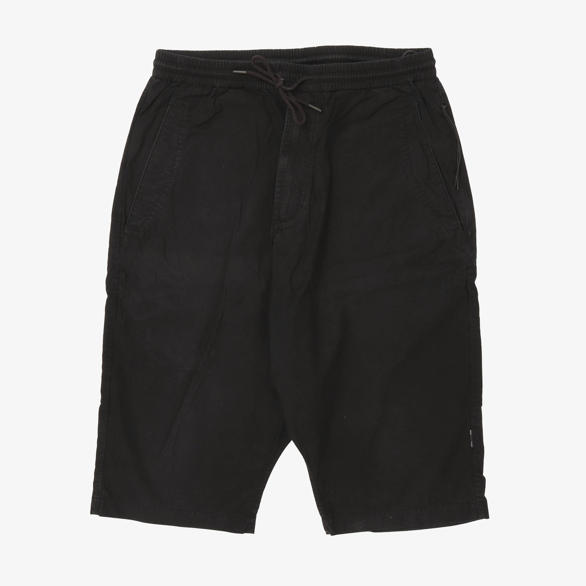 Drawstring Knee-Length Shorts