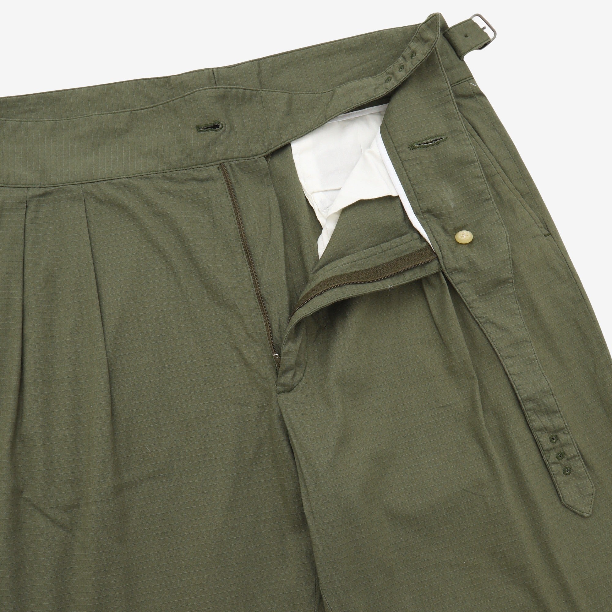 Ripstop Two Pleat Trousers
