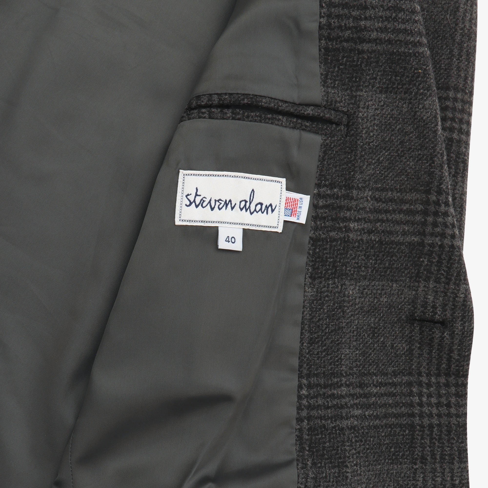 Wool Check Blazer